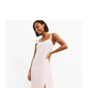 Loft Polka Dot  Sleeveless Dress